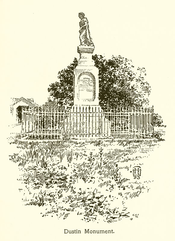 Monument de Dustin, New Hampshire - American School