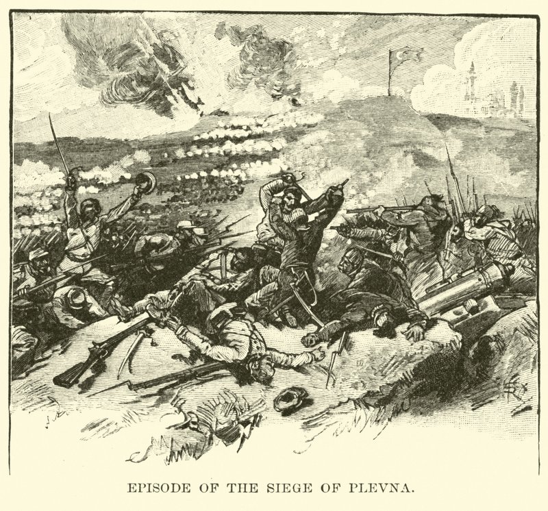 Épisode du Siège de Plevna - American School