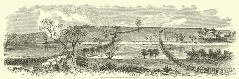 Traversée du Rappahannock par la Grande Division de Franklin, décembre 1862 - American School