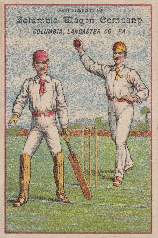 Partie de cricket - American School