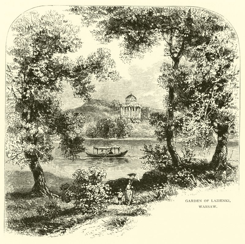 Jardin de Lazienki, Varsovie - American School