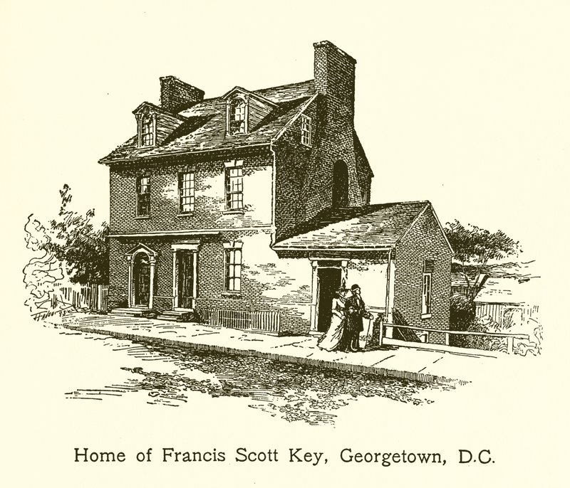 Maison de Francis Scott Key, Georgetown, D.C. - American School