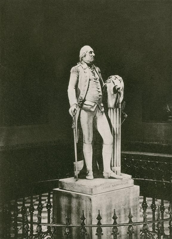 Statue de George Washington par Hudson - American School