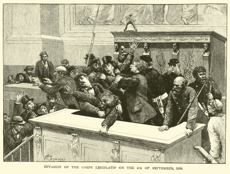 Invasion du Corps législatif le 4 septembre 1870 - American School