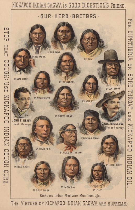 Hommes-médecine Kickapoo - American School