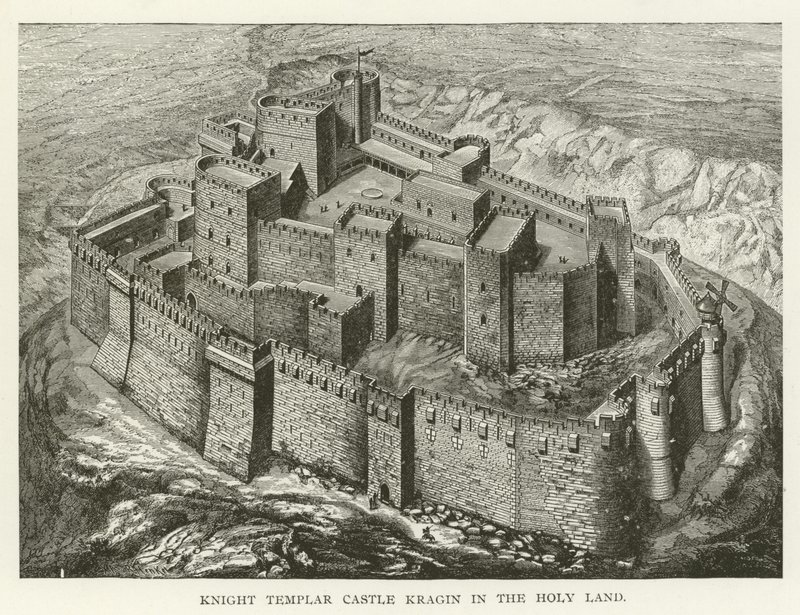Château des Templiers à Kragin en Terre Sainte - American School