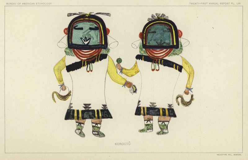 Koroctu (lithographie couleur) - American School