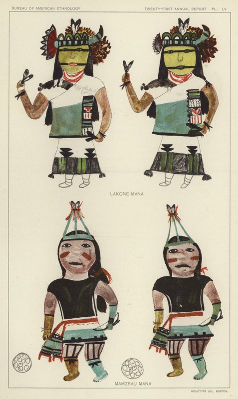 Lakone Mana, Mamzrau Mana (lithographie couleur) - American School
