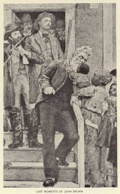 Les derniers instants de John Brown (litho) - American School