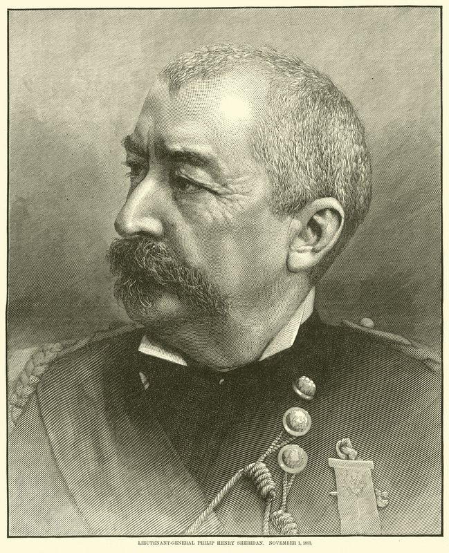 Lieutenant-général Philip Henry Sheridan, 1er novembre 1883, mai 1864 - American School