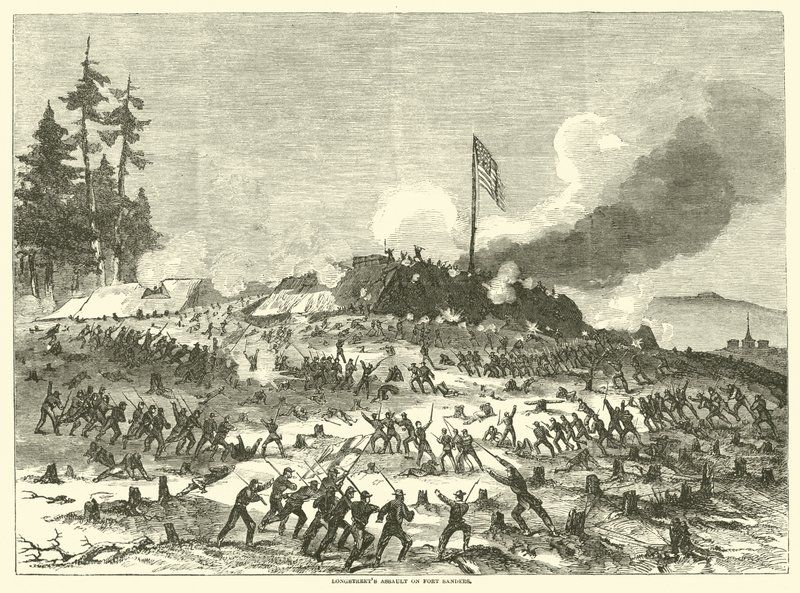 Assaut de Longstreet sur Fort Sanders, novembre 1863 - American School