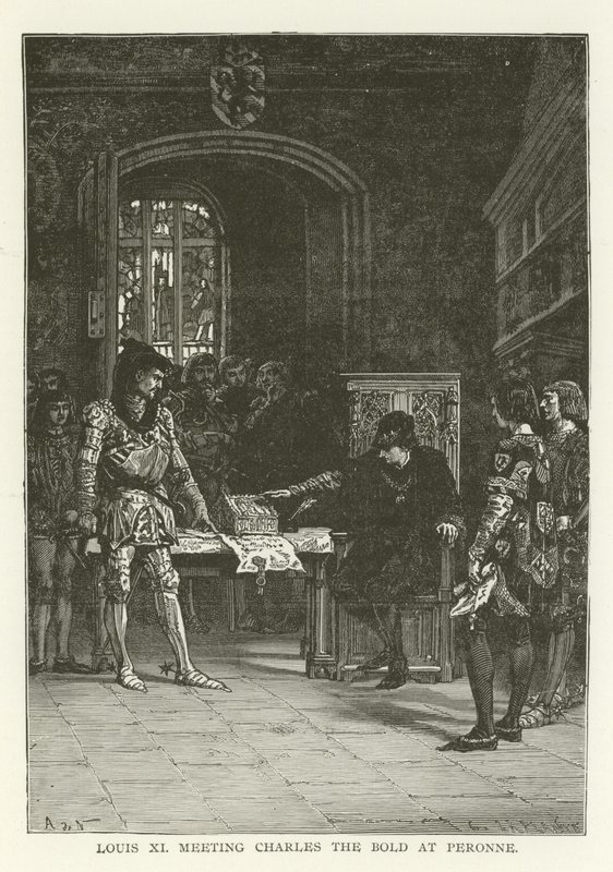 Louis XI rencontrant Charles le Téméraire à Péronne - American School