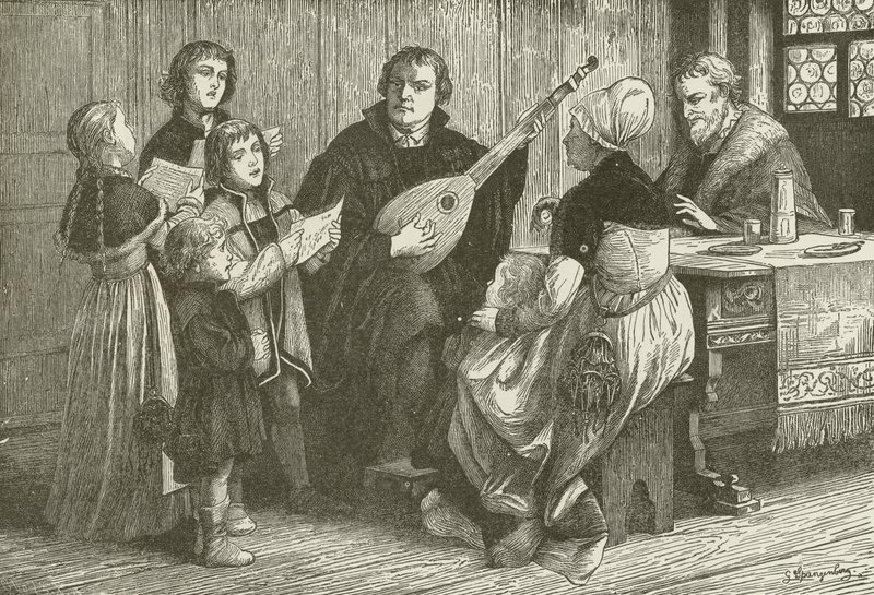 Luther au Milieu de sa Famille - American School