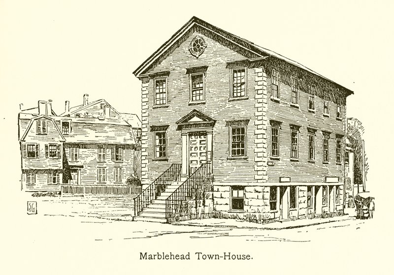Marblehead Town-House (gravure) - American School