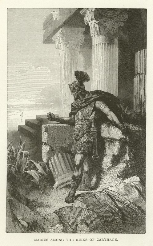 Marius parmi les ruines de Carthage - American School