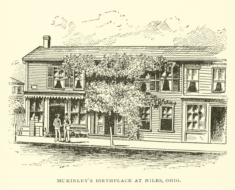 Lieu de naissance de McKinley à Niles, Ohio - American School