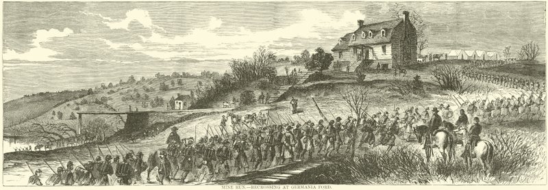 Mine Run, recroisement à Germania Ford, novembre 1863 - American School