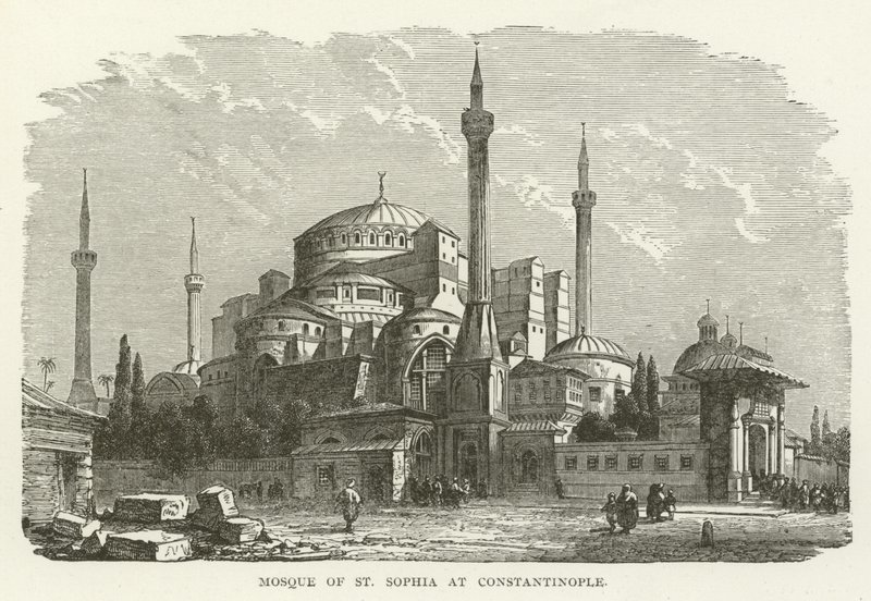 Mosquée Sainte-Sophie à Constantinople - American School