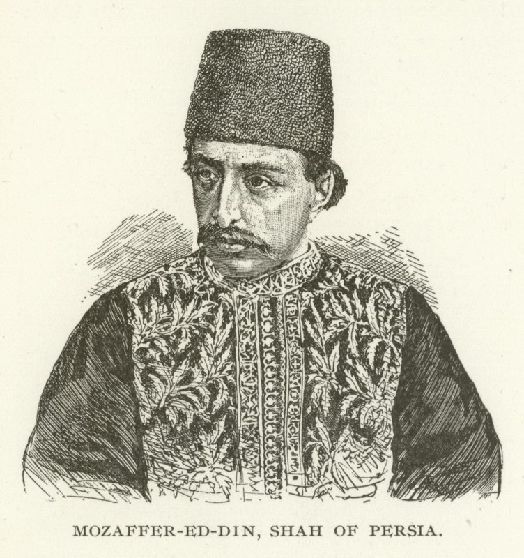 Mozaffer-ed-Din, Shah de Perse - American School