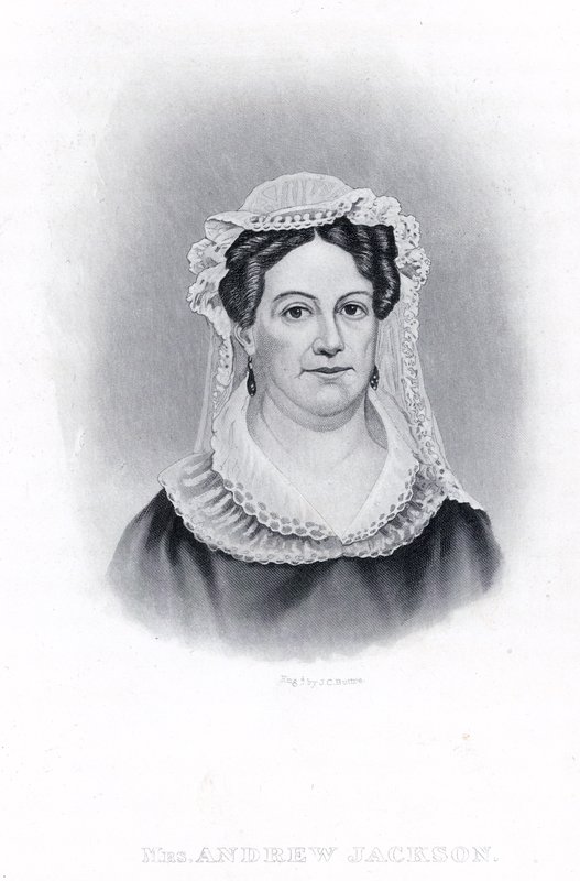 Mme Andrew Jackson (gravure) - American School