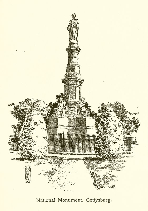 Monument National, Gettysburg - American School