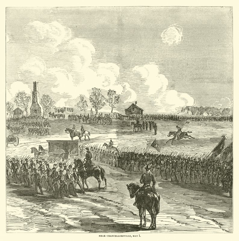 Près de Chancellorsville, 1er mai, mai 1863 - American School