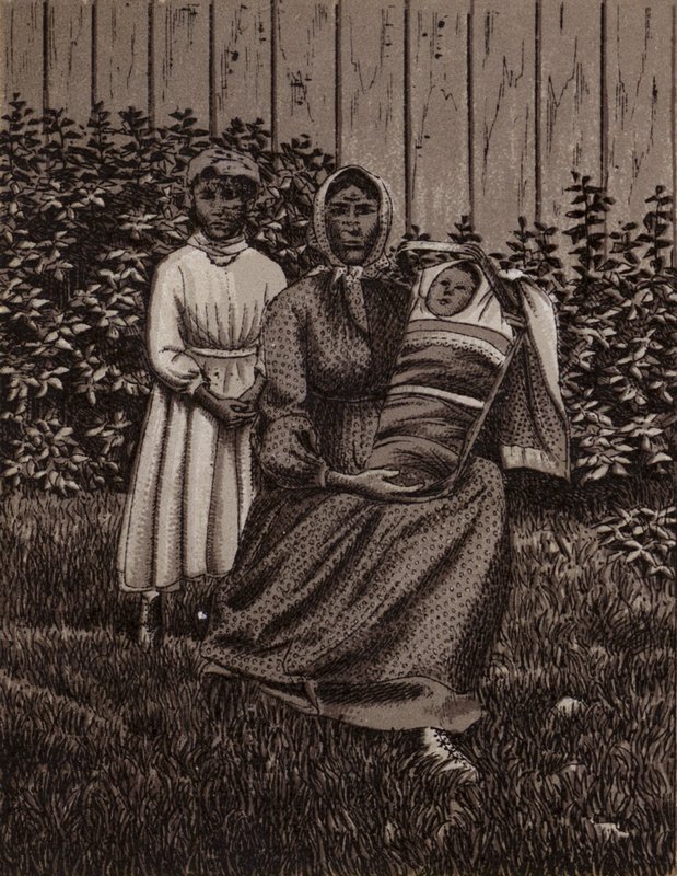Chutes du Niagara : Famille indienne - American School