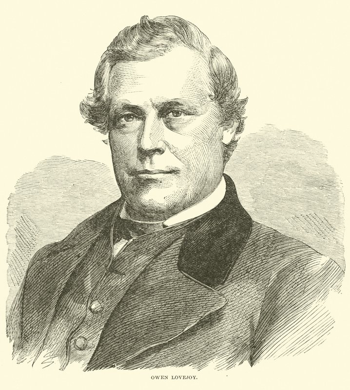 Owen Lovejoy, février 1863 - American School