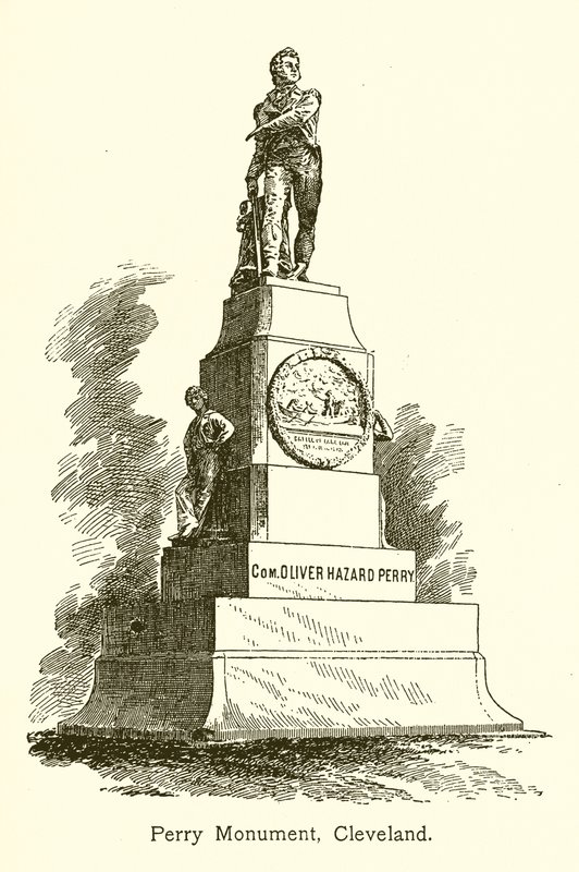 Monument Perry, Cleveland, lac Érié - American School