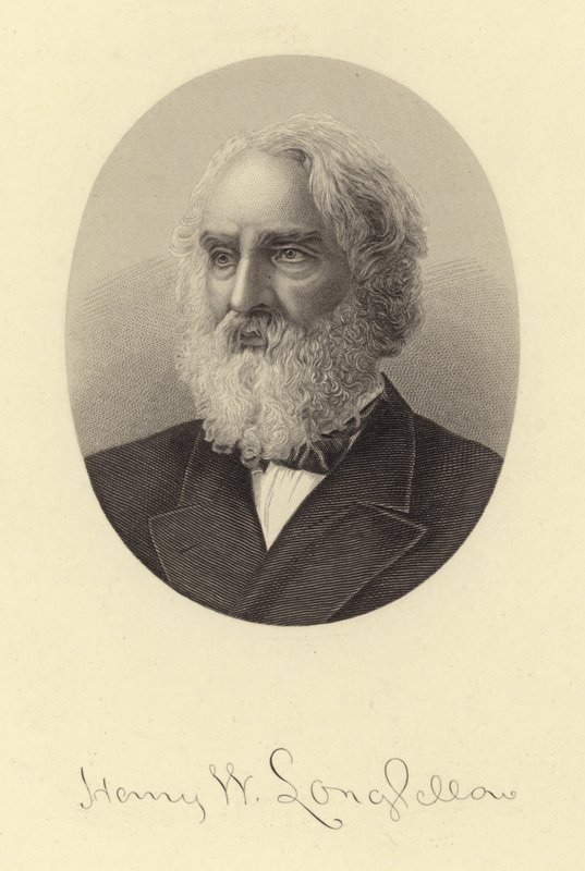Portrait de Henry Wadsworth Longfellow - American School