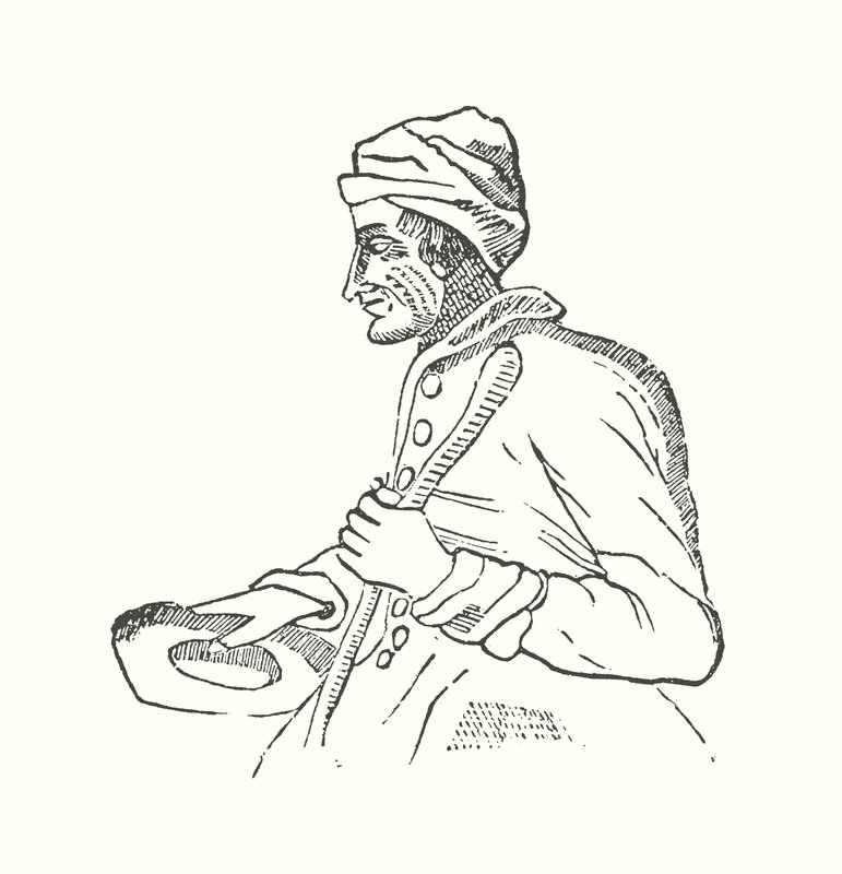 Portrait de Jedediah Buxton (gravure) - American School