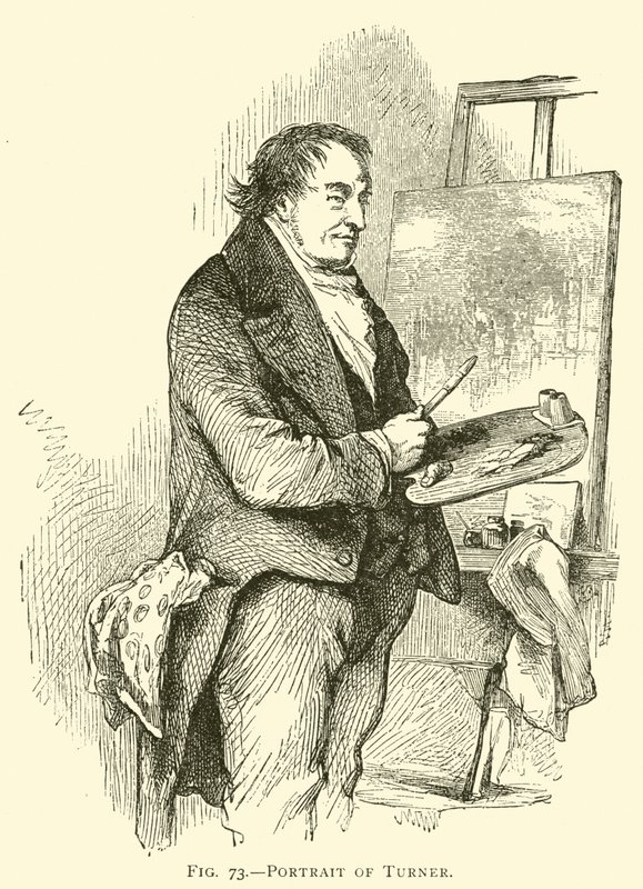 Portrait de Turner (gravure) - American School
