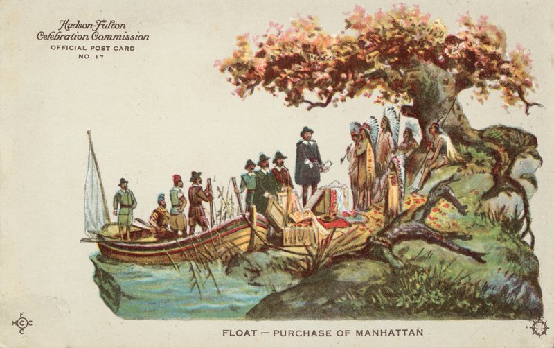 Achat de Manhattan (lithographie couleur) - American School