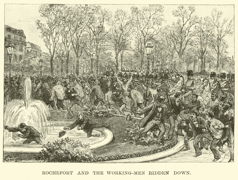 Rochefort et les ouvriers renversés - American School
