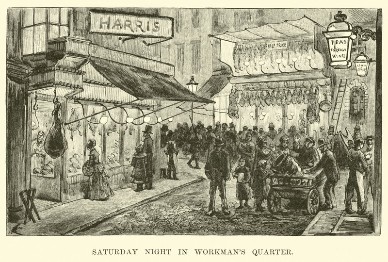 Samedi soir dans le quartier des ouvriers - American School