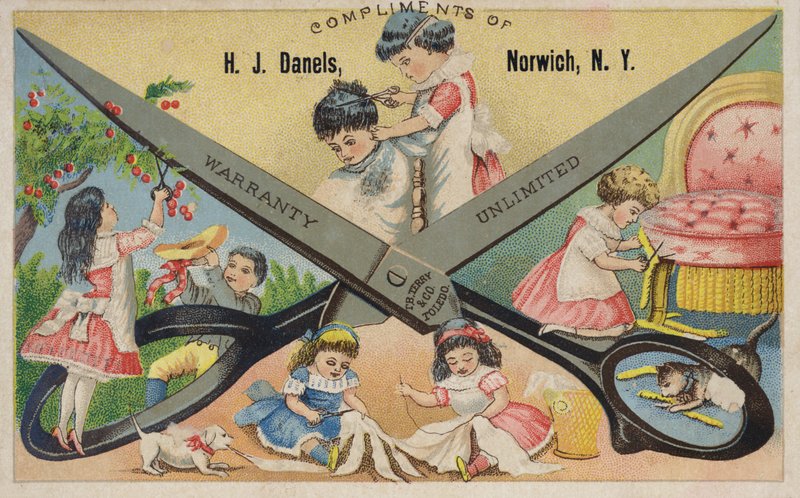 Ciseaux utilisés pour divers travaux - American School