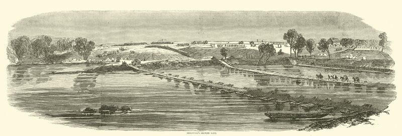 Ponts de Sedgwick posés, mai 1863 - American School