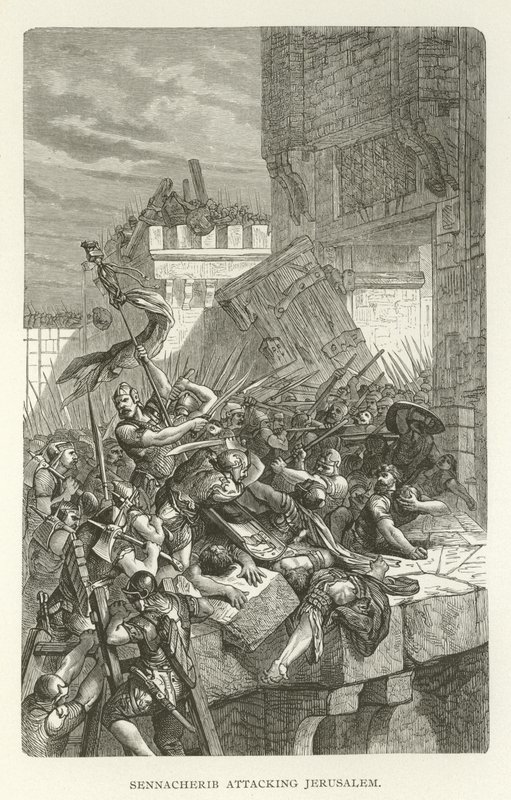 Sennachérib attaquant Jérusalem - American School