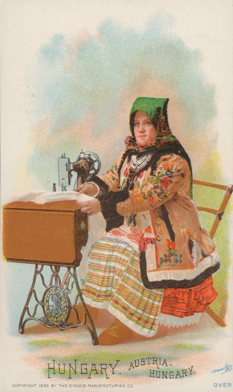Machine à coudre, Hongrie, Autriche-Hongrie - American School