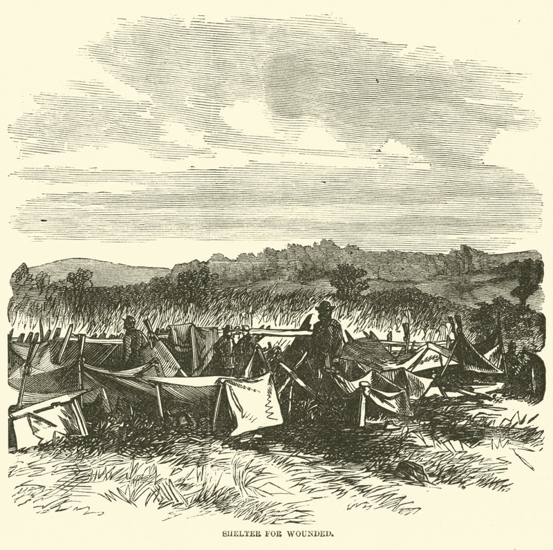Abri pour blessés, septembre 1862 - American School