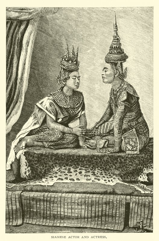 Acteur et actrice siamois - American School