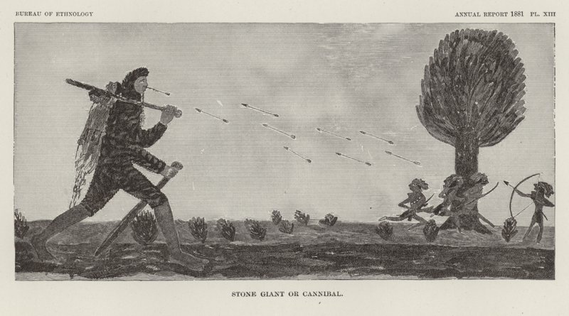 Géant de pierre ou cannibale - American School