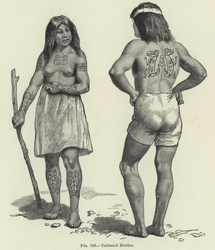 Haidas tatoués - American School