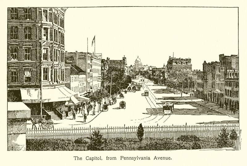 Le Capitole, depuis Pennsylvania Avenue - American School