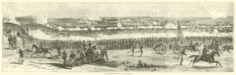Déroute confédérée à Winchester, septembre 1864 - American School