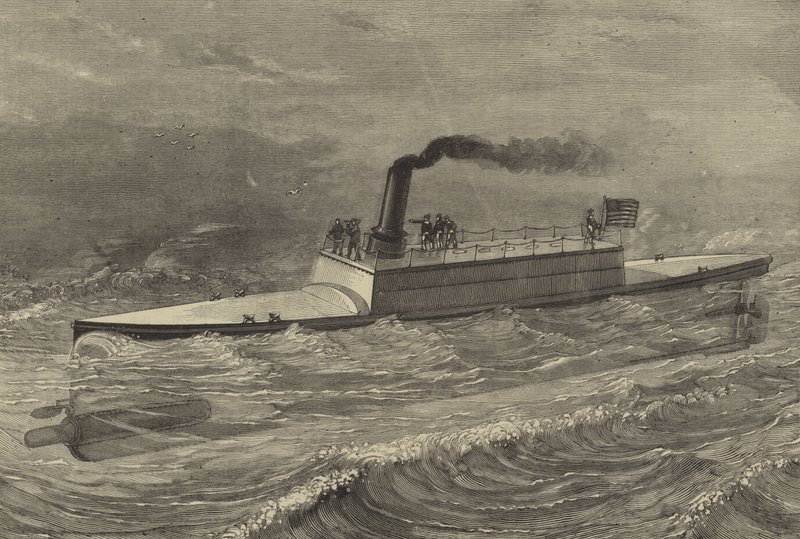 Le Destructeur, navire-torpilleur du capitaine Ericsson - American School
