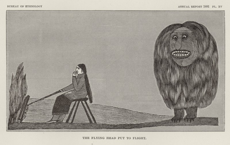 La tête volante mise en fuite - American School