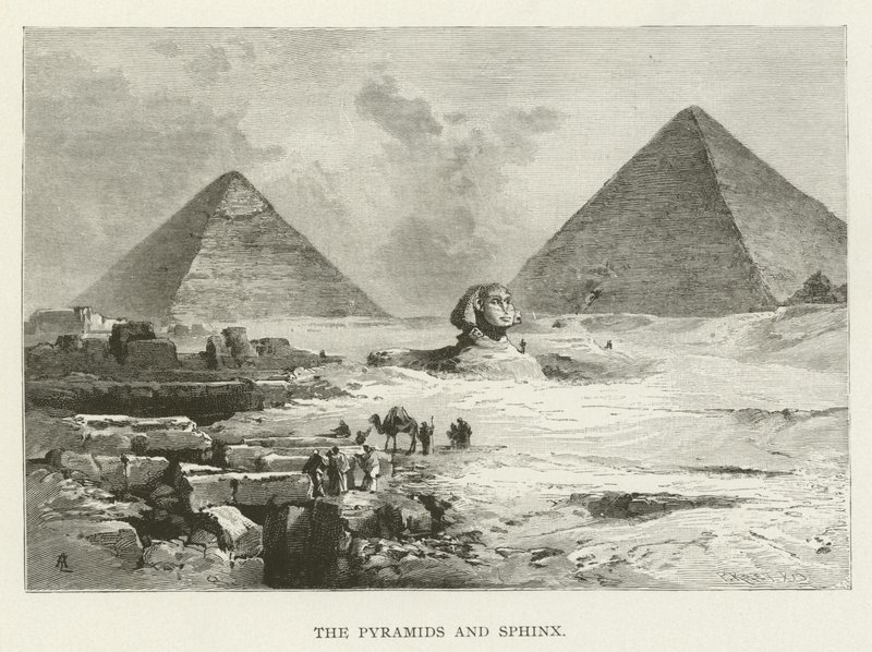 Les pyramides et le sphinx - American School