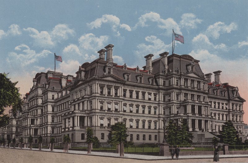The State, War and Navy Building, Washington DC (lithographie couleur) - American School