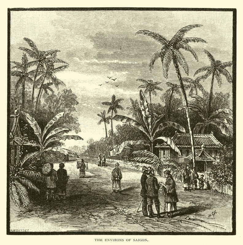Les environs de Saïgon - American School